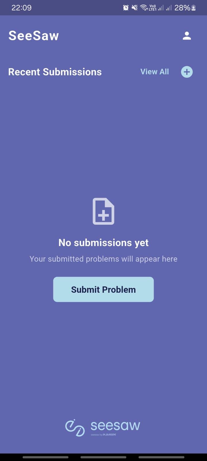 Recent Submissions Screen