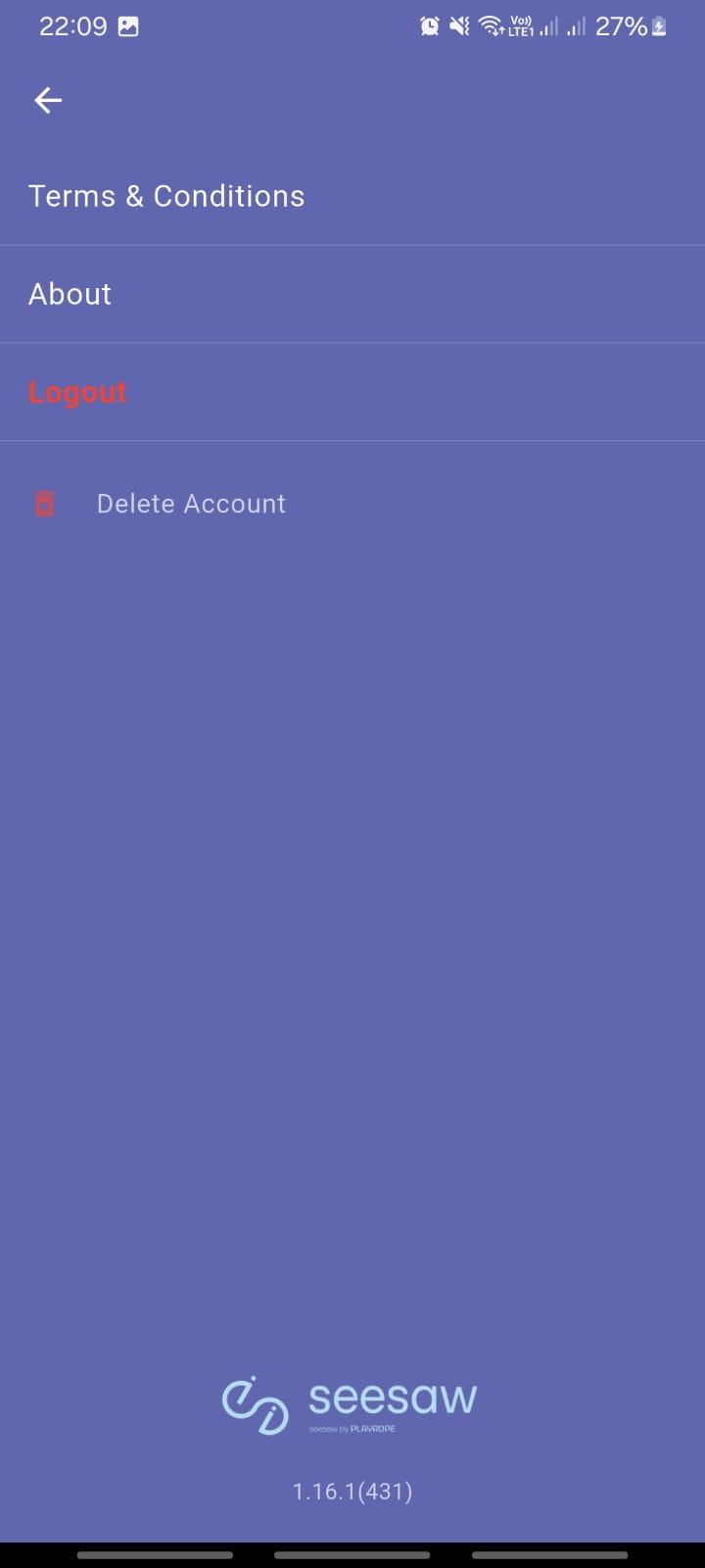 Settings Menu